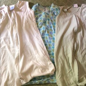 Three large sleep sacks